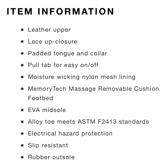 Reebok Work Sublite Cushion Work Mid-Cut Alloy Toe Slip Resistant Boots 11 Mens - Picture 7 of 7